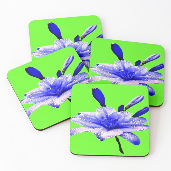 Item preview, Blue Flower Artwork,sticker,curtain,T-shirt,backpack,miniskirt,mouse pad,art print,hat mug,mat canvas,throw pillow,throw blanket,leggings,Hi designed and sold by 3triadstore.