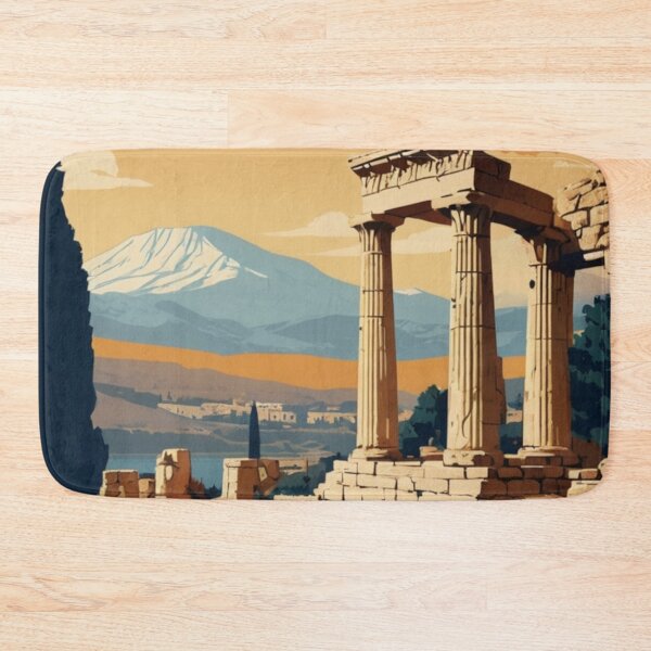 Item preview, 106 Corinth Ruins, Greece Poster Design designed and sold by Alexis Art Collection.