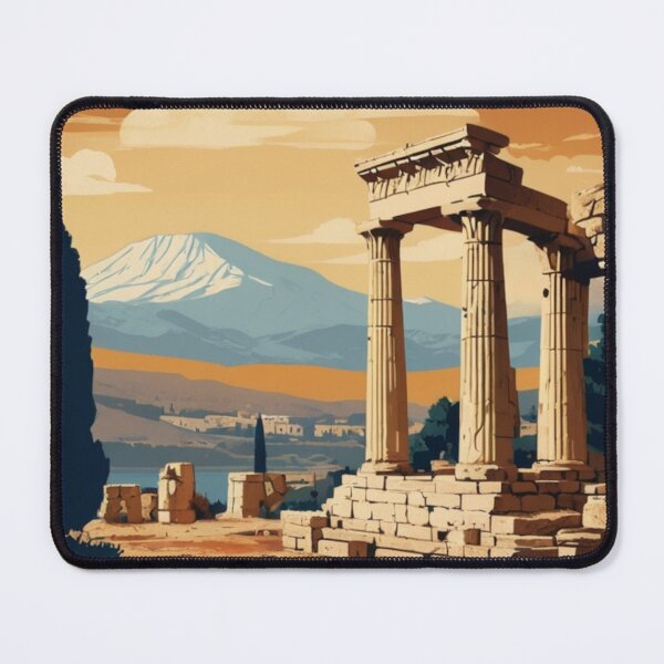 Item preview, 106 Corinth Ruins, Greece Poster Design designed and sold by Alexis Art Collection.