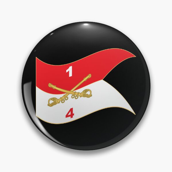 Item preview, 4th Squadron, 1st Cavalry Regiment - Guidon - Waving X 300 designed and sold by Military Insignia Products.