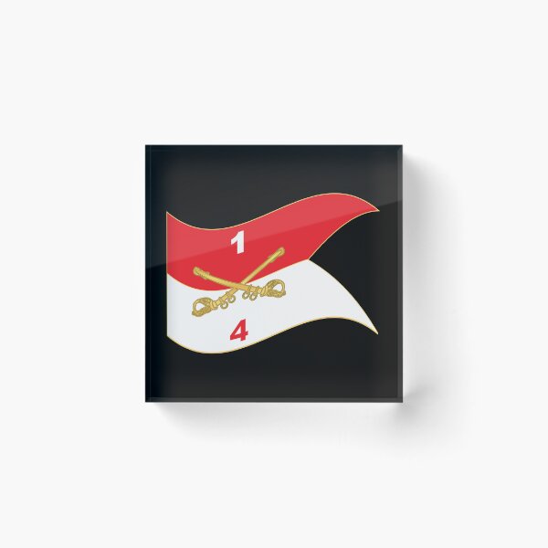 Item preview, 4th Squadron, 1st Cavalry Regiment - Guidon - Waving X 300 designed and sold by Military Insignia Products.