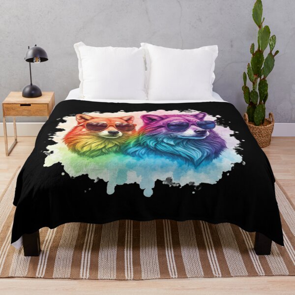 Item preview, "Candid Corgi" Colourful and Cool Dog Duo designed and sold by OnPar-Tees.