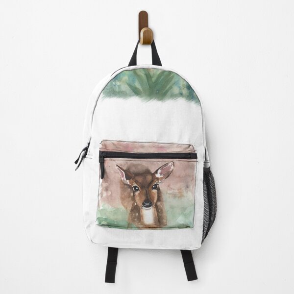 Aperçu de l'œuvre Aquarelle représentant un cerf innocent créée et vendue par ArtByDorka.
