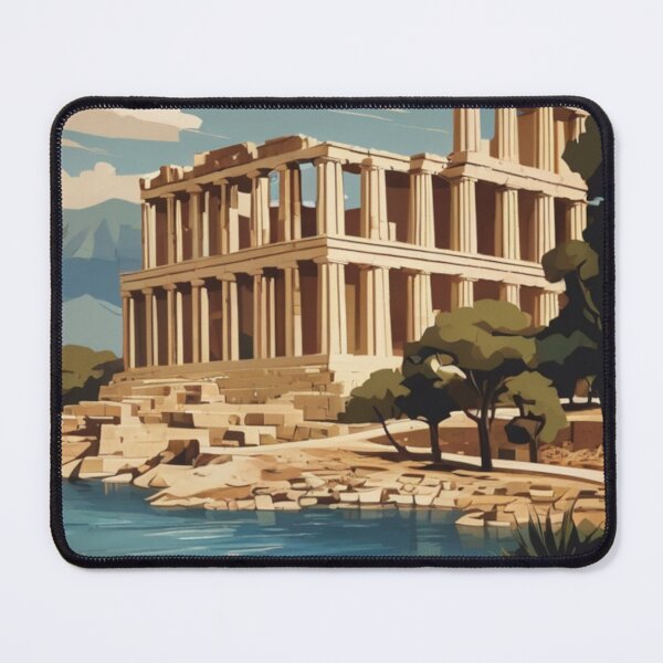 Item preview, 108 Corinth Ruins, Greece Poster Design designed and sold by Alexis Art Collection.