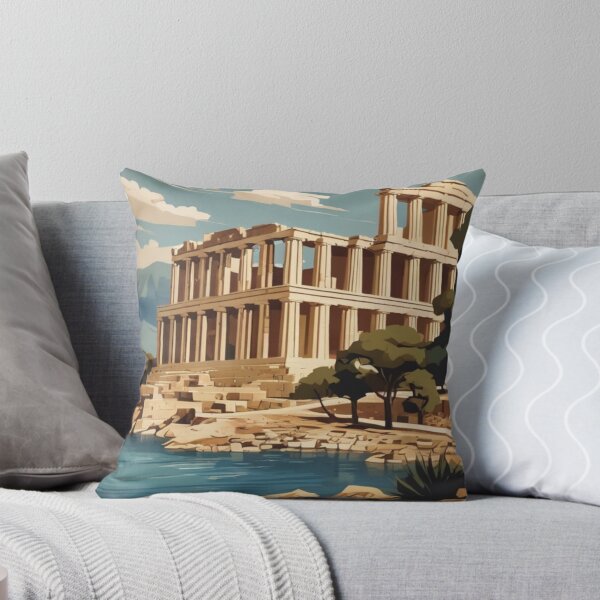 Item preview, 108 Corinth Ruins, Greece Poster Design designed and sold by Alexis Art Collection.