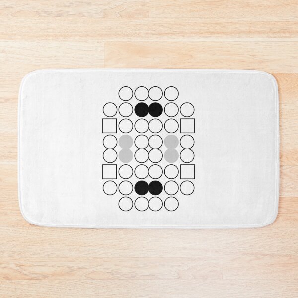 Item preview, Geometric Harmony: A Symmetry of Circles and Squares, Unique designed and sold by villacreativa.