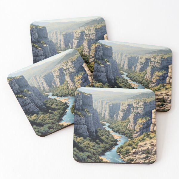 Item preview, Vintage France - Gorges du Ardeche designed and sold by KootenayDesigns.