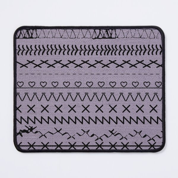 Item preview, Sewing Stitch Patterns on Textured Fabric Effect Background designed and sold by Nancyanna.