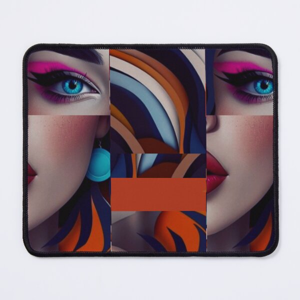 Item preview, Serealism woman face orange color designed and sold by roshana3.