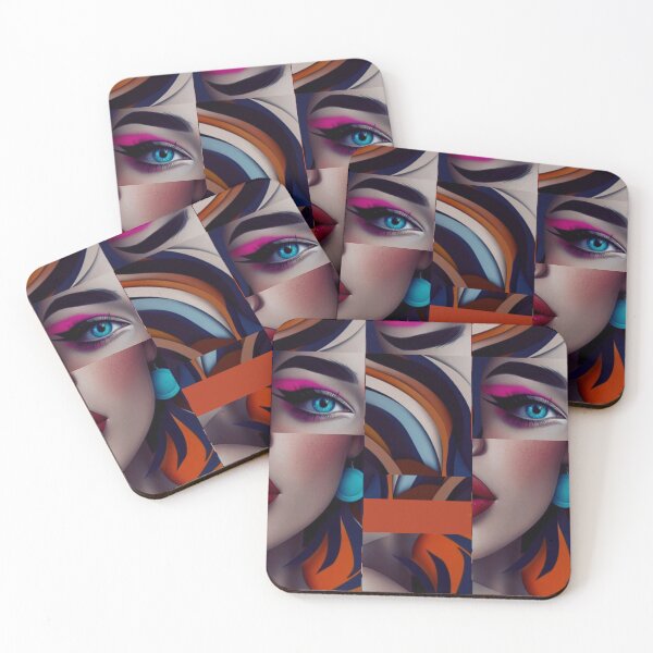 Item preview, Serealism woman face orange color designed and sold by roshana3.
