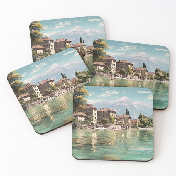 Item preview, Vintage France - Lac D Annecy designed and sold by KootenayDesigns.