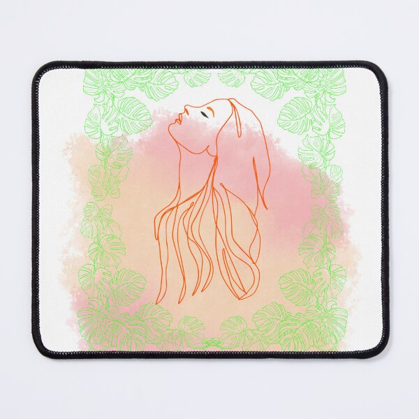 Item preview, Watercolor effect: woman in nature designed and sold by myblueparakeet.