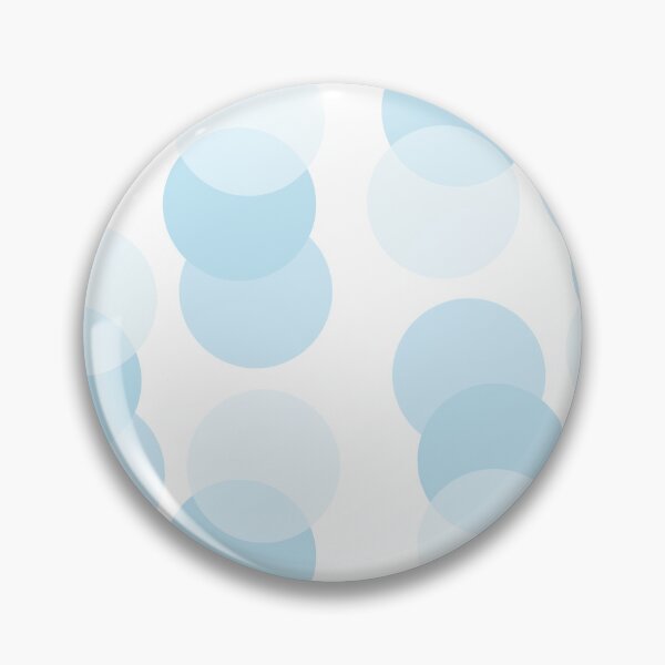 Item preview, Icy Circles: A Light Play of Overlapping Blue, Unique designed and sold by villacreativa.