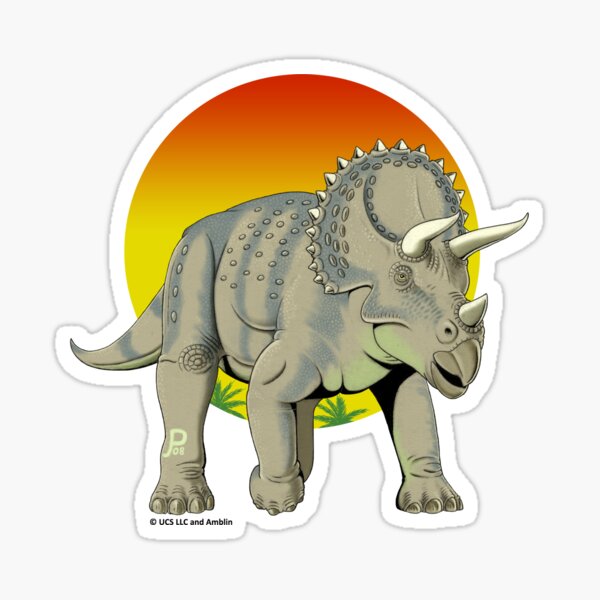 Item preview, Head-Ramming Attack Triceratops designed and sold by NickKourk.