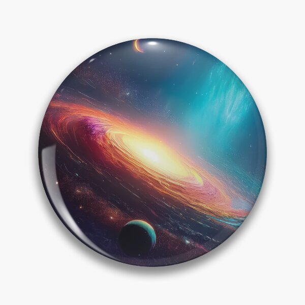 Item preview, A swirling galaxy takes center stage, its spiral arms radiating outward in hues of orange and yellow design. designed and sold by HEMRO.