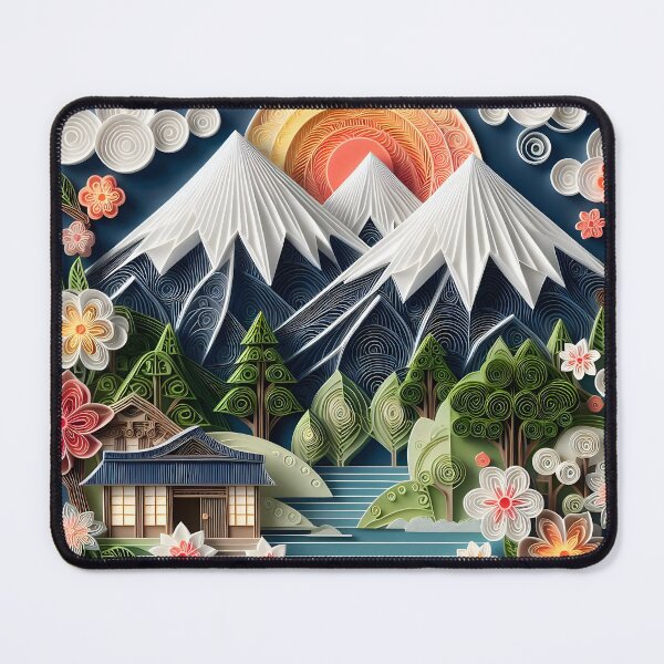 Item preview, Papercraft House in Mountains designed and sold by Catobix.