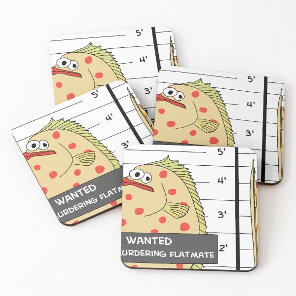 Item preview, Wanted for murdering flatmate designed and sold by Bren-Cartoons.