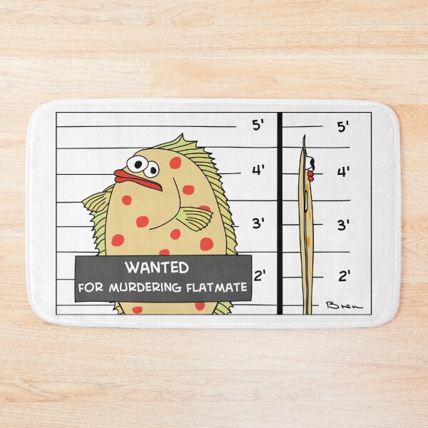 Item preview, Wanted for murdering flatmate designed and sold by Bren-Cartoons.
