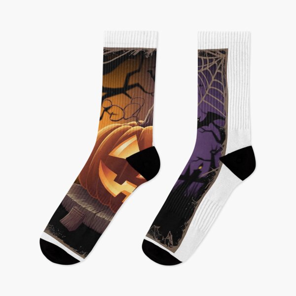 Item preview, Halloween pumpkin design / purple&orange designed and sold by LostForSpace.