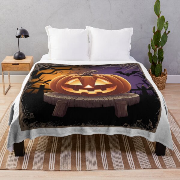 Item preview, Halloween pumpkin design / purple&orange designed and sold by LostForSpace.