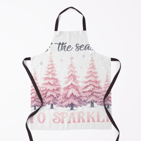 Item preview, Pink Christmas Trees Drawing – Whimsical Holiday Art designed and sold by DarkEmporium20.
