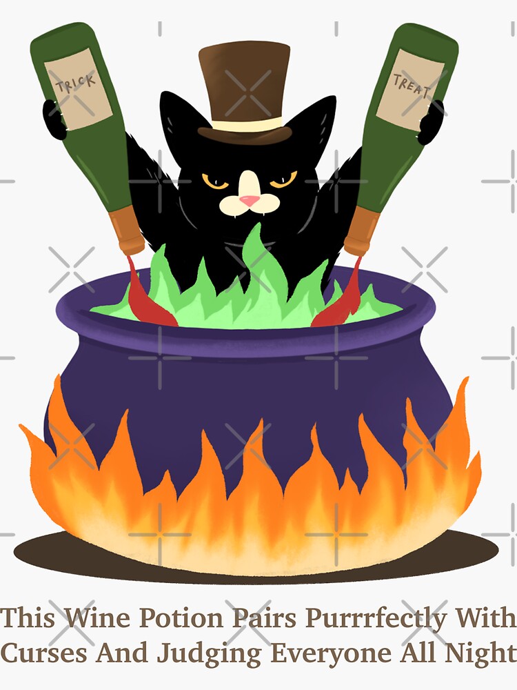 Thumbnail 3 of 3, Sticker, Pow Pow Special "Trick And Treat" designed and sold by studioaftercigs.