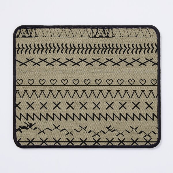 Item preview, Sewing Stitch Patterns on Textured Fabric Effect Background designed and sold by Nancyanna.