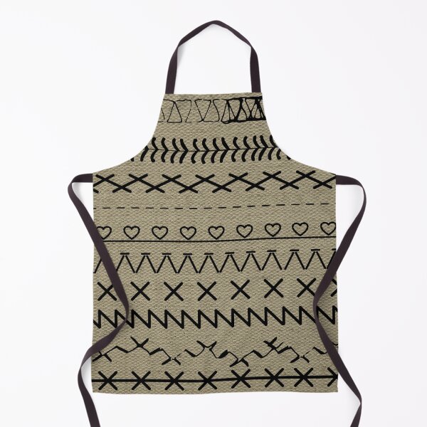 Item preview, Sewing Stitch Patterns on Textured Fabric Effect Background designed and sold by Nancyanna.