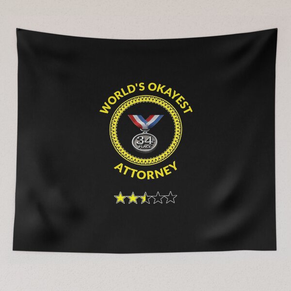 Item preview, World's Okayest Attorney designed and sold by Sunrise427.