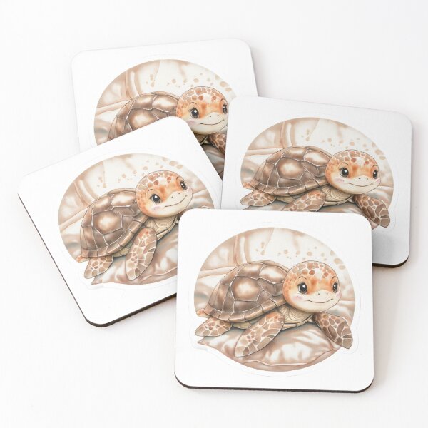 Item preview, Watercolor Turtle with Pastel Tones designed and sold by RamsesLw.