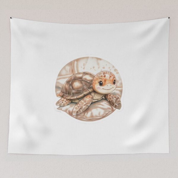Item preview, Watercolor Turtle with Pastel Tones designed and sold by RamsesLw.