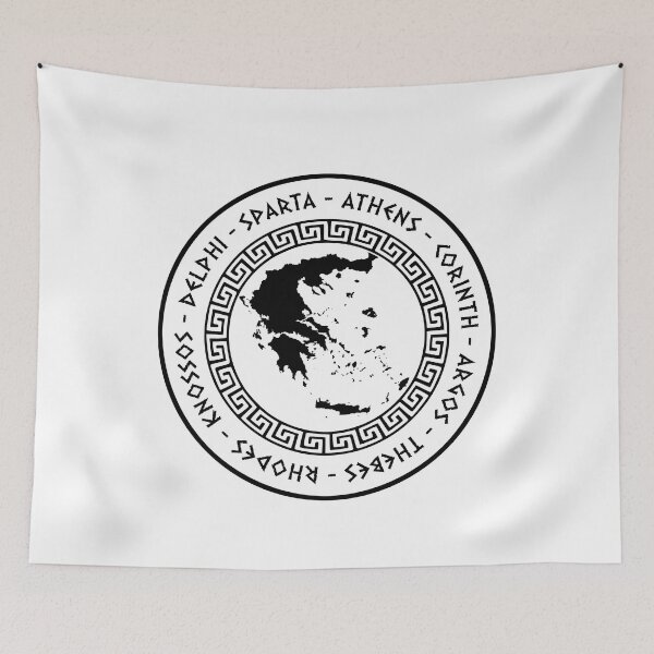Item preview, Ancient Greece Cities designed and sold by Agema Apparel.