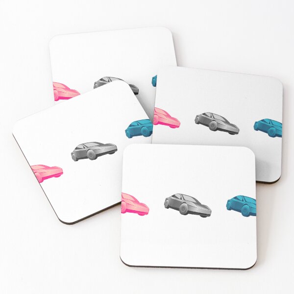 Item preview, (5 pack) Cyber Cab / Robo taxi - tech | minimalist | tesla Stickers designed and sold by PoshPixel.