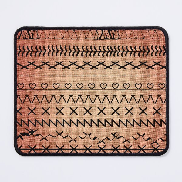Item preview, Sewing Stitch Patterns on Textured Fabric Effect Background  designed and sold by Nancyanna.