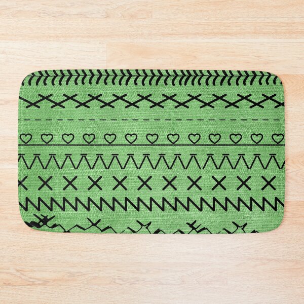 Item preview, Sewing Stitch Patterns on Textured Fabric Effect Background  designed and sold by Nancyanna.