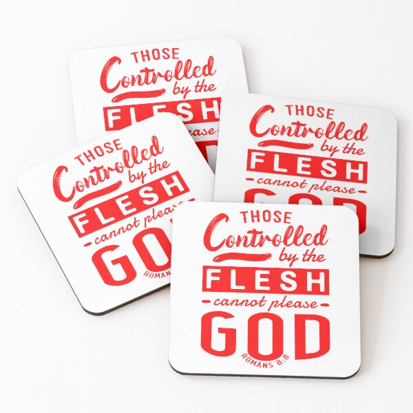 Item preview, Romans 8:8 Those Controlled By The Flesh Cannot Please God designed and sold by plushism.