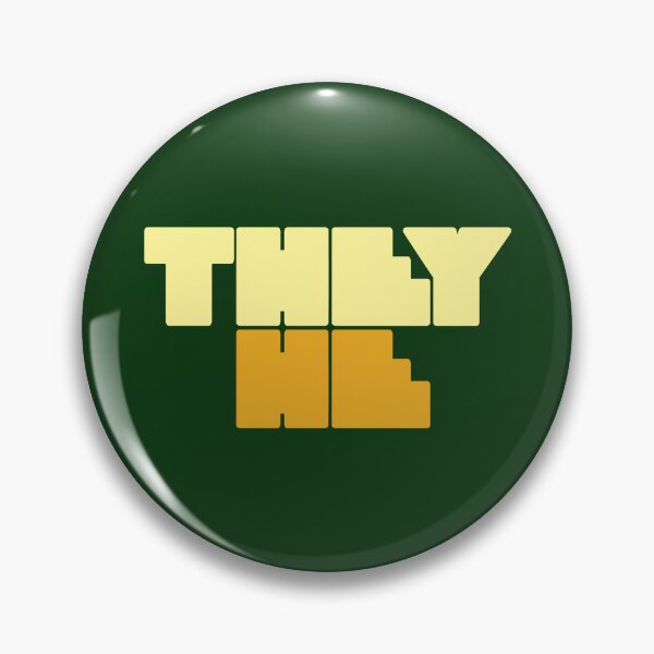 Item preview, They/He Pronouns Button designed and sold by lelainafaye.