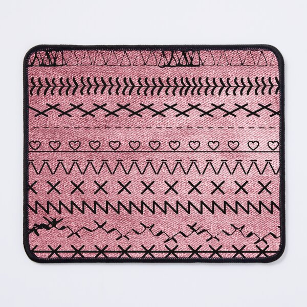 Item preview, Sewing Stitch Patterns on Textured Fabric Effect Background designed and sold by Nancyanna.
