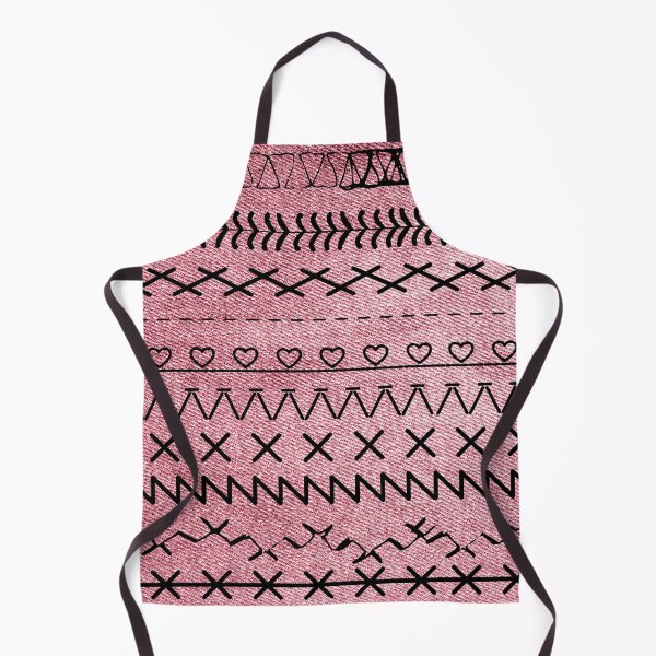 Item preview, Sewing Stitch Patterns on Textured Fabric Effect Background designed and sold by Nancyanna.