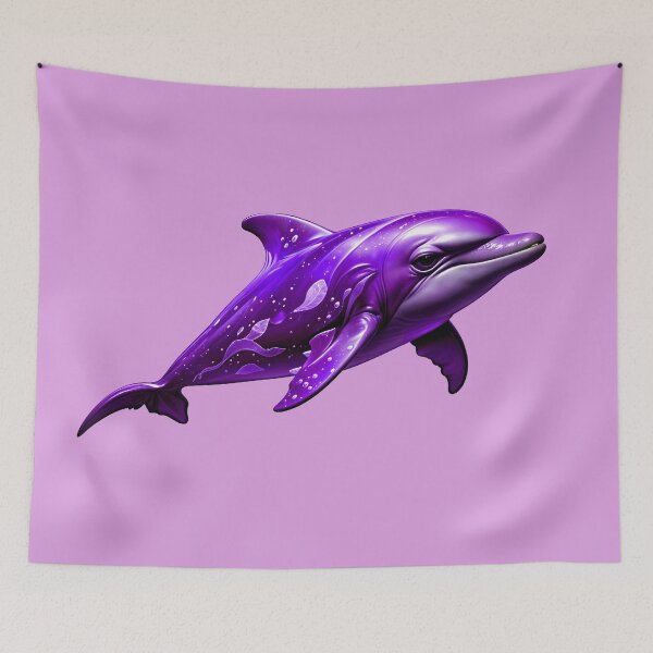Item preview, The Purple Fantasy Dolphin designed and sold by TheArtOfPat.