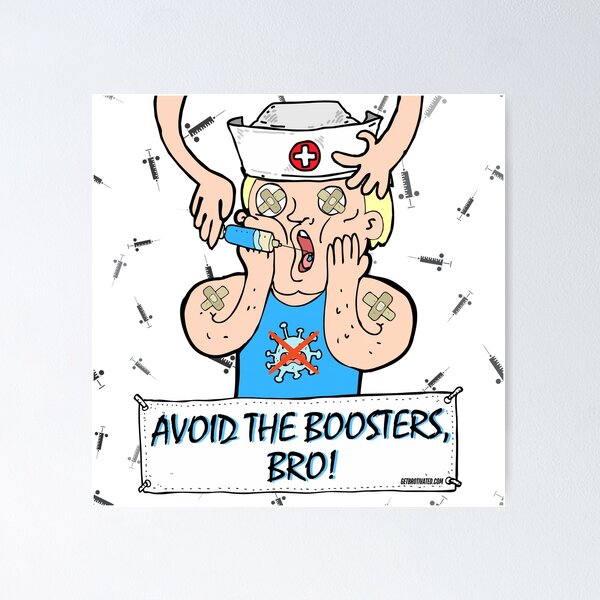 Item preview, Avoid The Boosters, Bro! designed and sold by GetBrotivated.