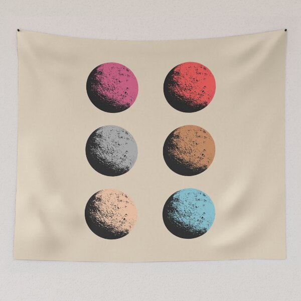 Item preview, Colored moon designs designed and sold by Zamian86.