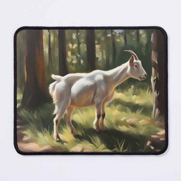 Item preview, Goat in Forest with Sunshine designed and sold by CalmnessbyChoice.