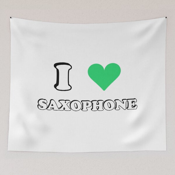 Item preview, I love saxophone  tenor saxophone designed and sold by Inspirationmotivation.