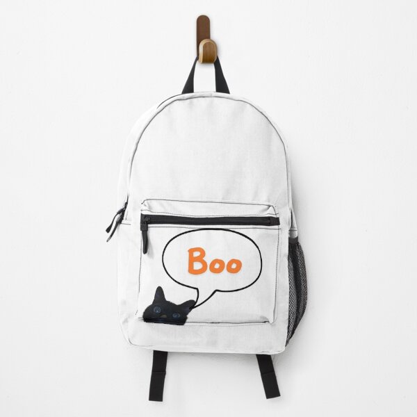 Item preview, black cat saying boo designed and sold by TaraPen.