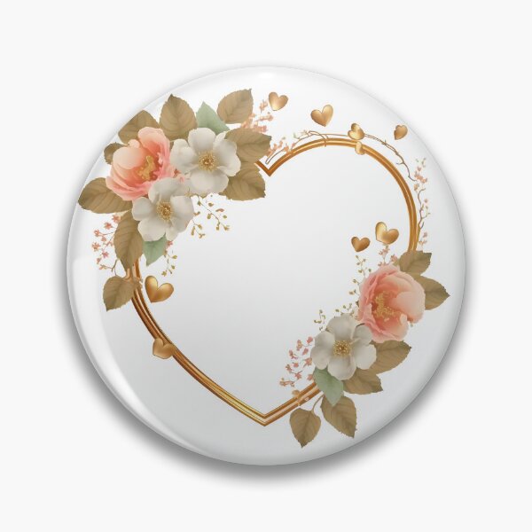 Item preview, Golden floral heart shaped ring design 10 designed and sold by GeoffBeattie.