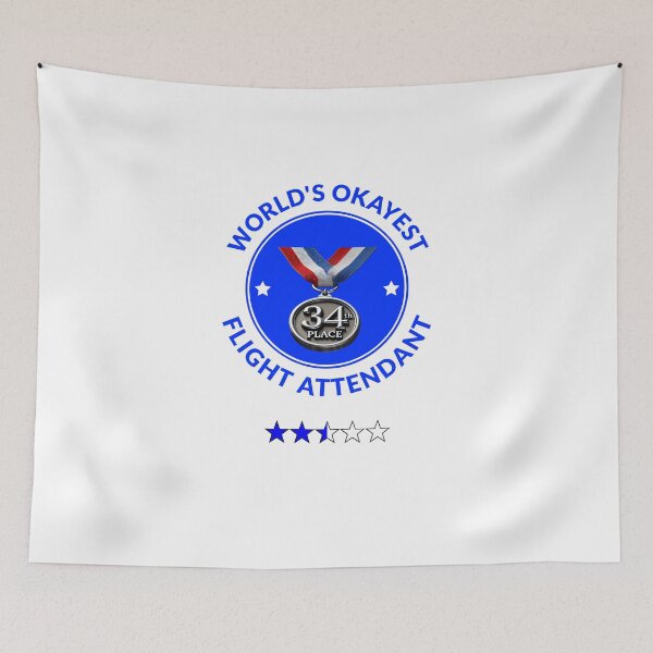 Item preview, World's Okayest Flight Attendant designed and sold by Sunrise427.