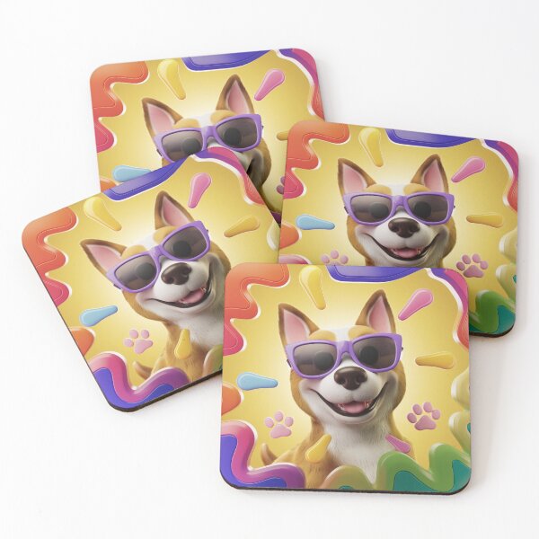 Item preview, Funky Dog Graphic – Bold and Playful Design designed and sold by Khadija406.