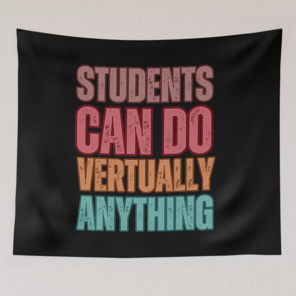 Item preview, students can do virtually anything ,students 2025, back to school  designed and sold by belladesign7.