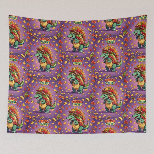 Item preview, Purple Tacosaurus Rex – Funny Dinosaur Taco Meme designed and sold by Earth Nature Creations.